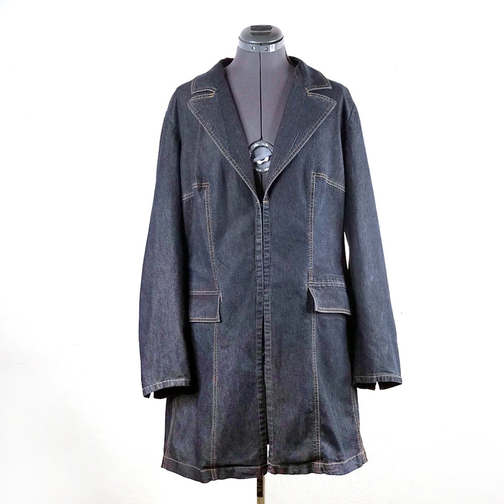 Bisou Bisou Indigo Denim Coat